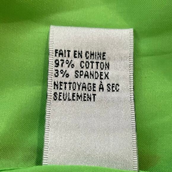 Peter Nygard Women's Colorful Button Front Lined Elbow Slv Cropped Blazer Size 6 - Picture 8 of 9